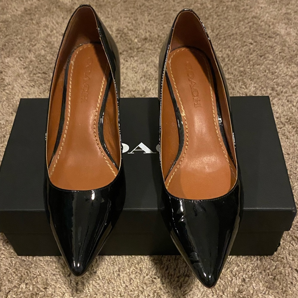 Coach Heels: Size 8